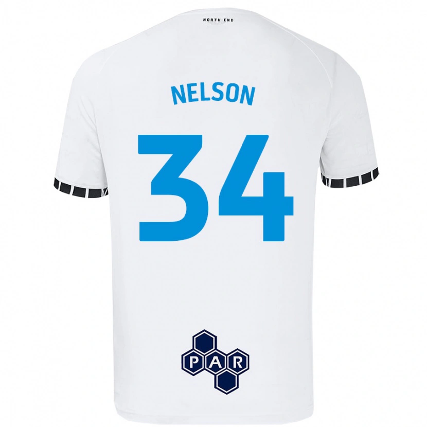 Danxen Damen Kitt Nelson #34 Weiß Heimtrikot Trikot 2024/25 T-Shirt