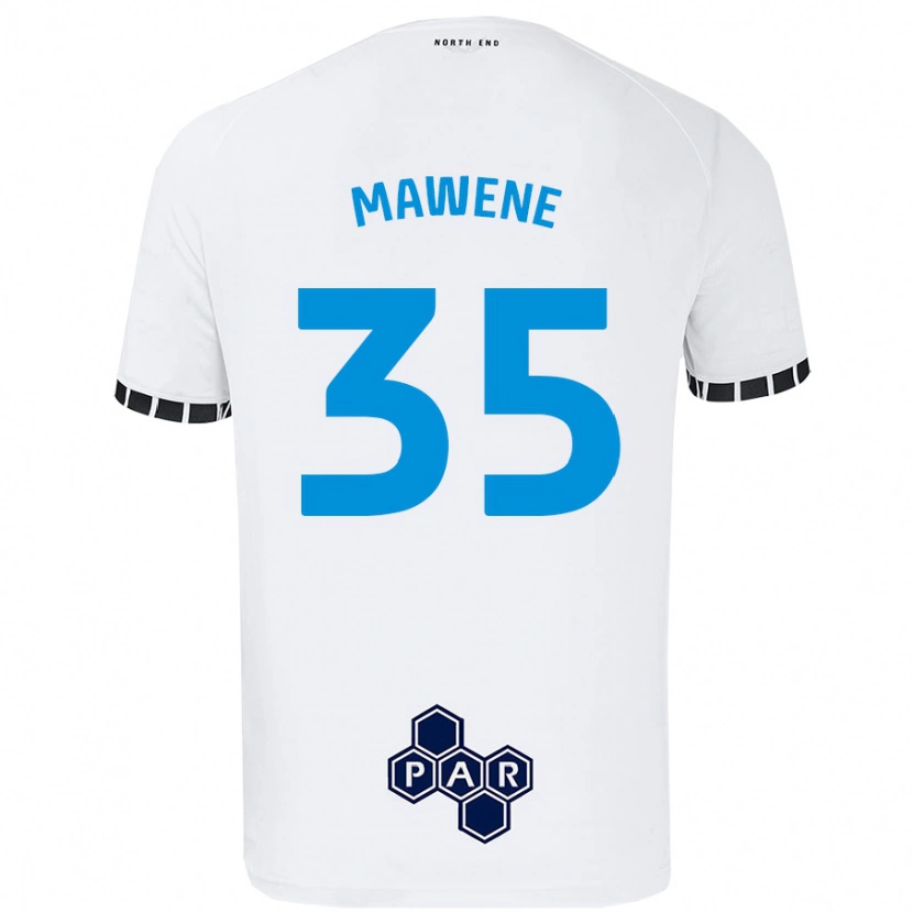 Danxen Damen Noah Mawene #35 Weiß Heimtrikot Trikot 2024/25 T-Shirt
