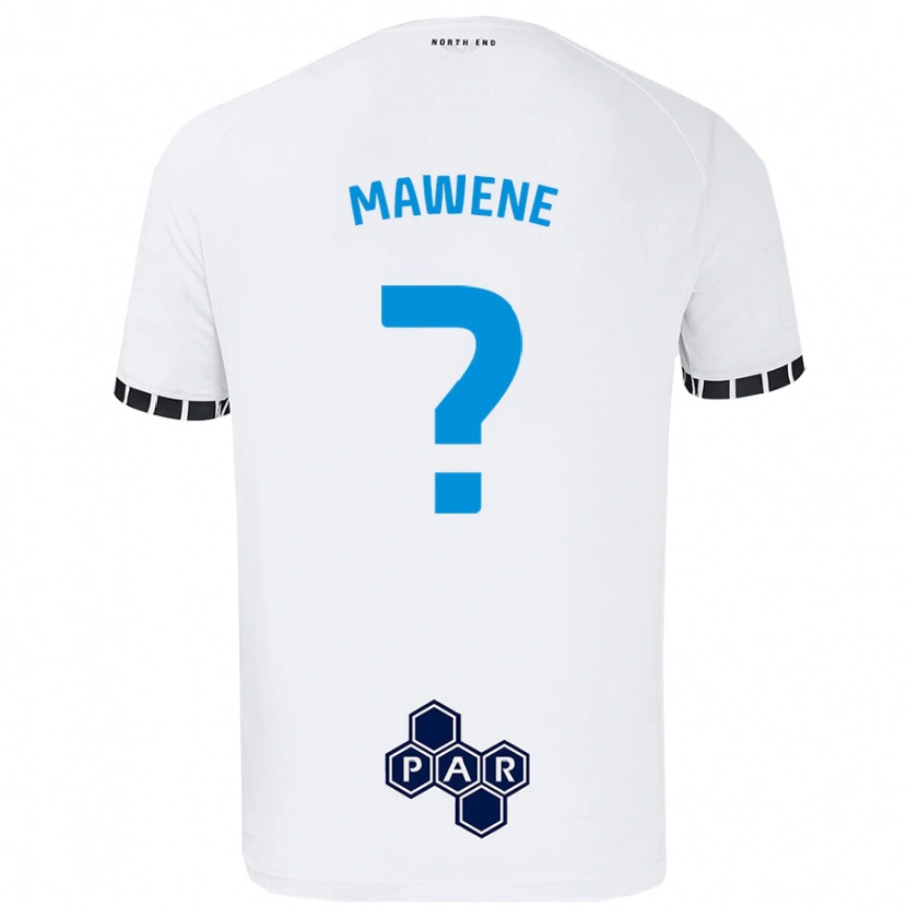 Danxen Damen Theo Mawene #0 Weiß Heimtrikot Trikot 2024/25 T-Shirt