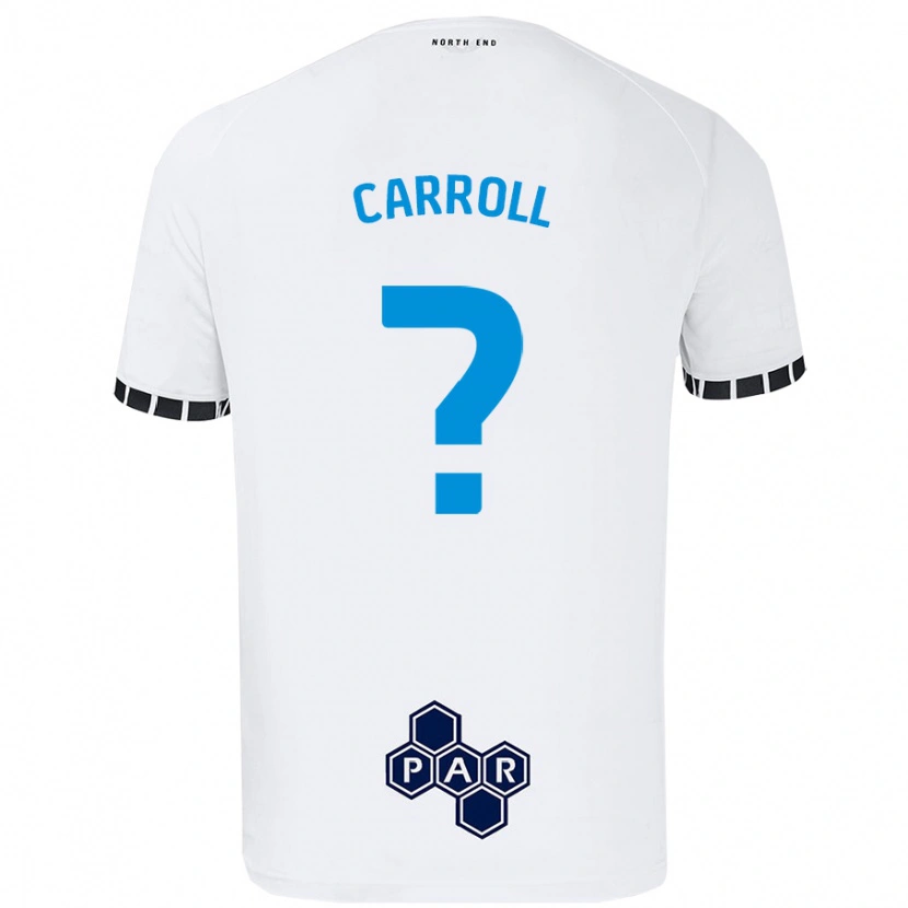 Danxen Damen Theo Carroll #0 Weiß Heimtrikot Trikot 2024/25 T-Shirt