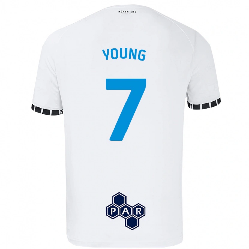 Danxen Damen Danielle Young #7 Weiß Heimtrikot Trikot 2024/25 T-Shirt