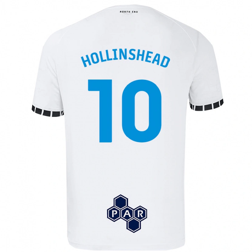 Danxen Damen Emily Hollinshead #10 Weiß Heimtrikot Trikot 2024/25 T-Shirt