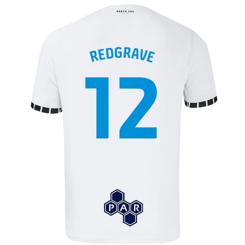 Danxen Damen Jodie Redgrave #12 Weiß Heimtrikot Trikot 2024/25 T-Shirt