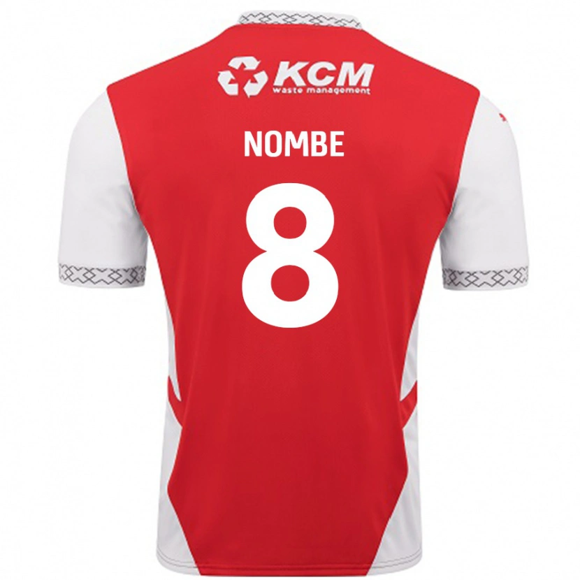 Danxen Damen Sam Nombe #8 Rot Weiß Heimtrikot Trikot 2024/25 T-Shirt