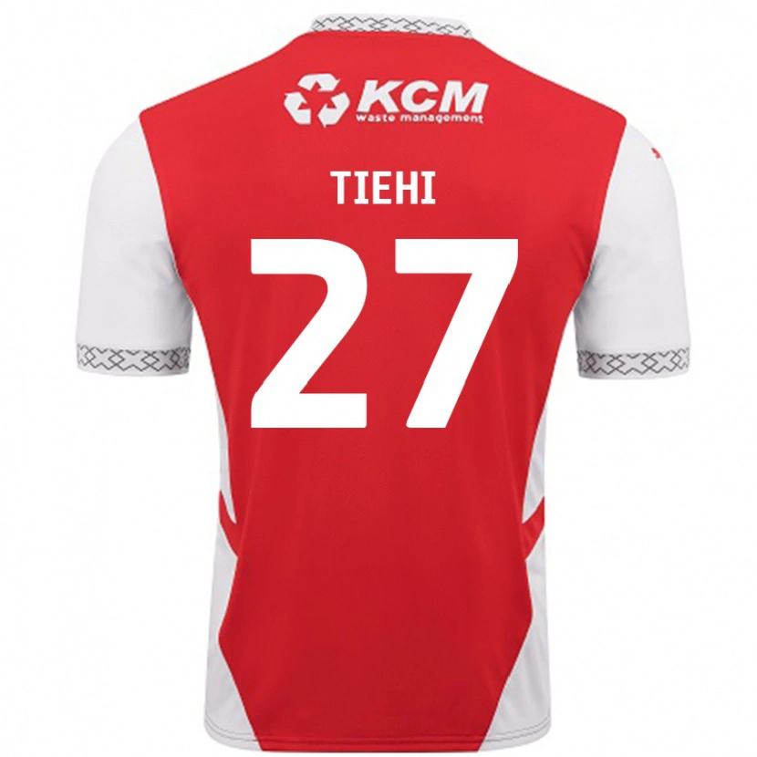 Danxen Damen Christ Tiehi #27 Rot Weiß Heimtrikot Trikot 2024/25 T-Shirt