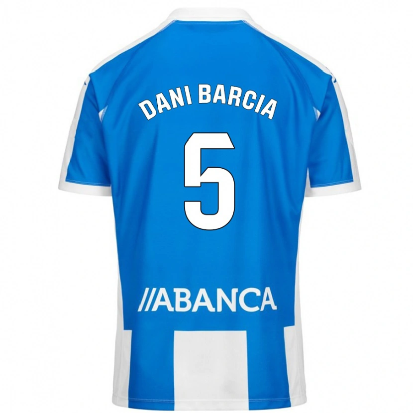 Danxen Damen Dani Barcia #5 Blau Weiß Heimtrikot Trikot 2024/25 T-Shirt