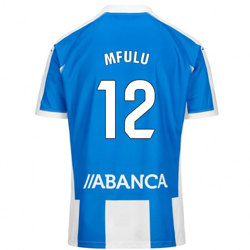 Danxen Damen Nuke Mfulu #12 Blau Weiß Heimtrikot Trikot 2024/25 T-Shirt