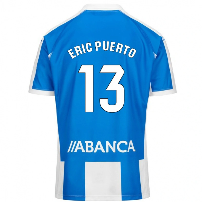 Danxen Damen Eric Puerto #13 Blau Weiß Heimtrikot Trikot 2024/25 T-Shirt