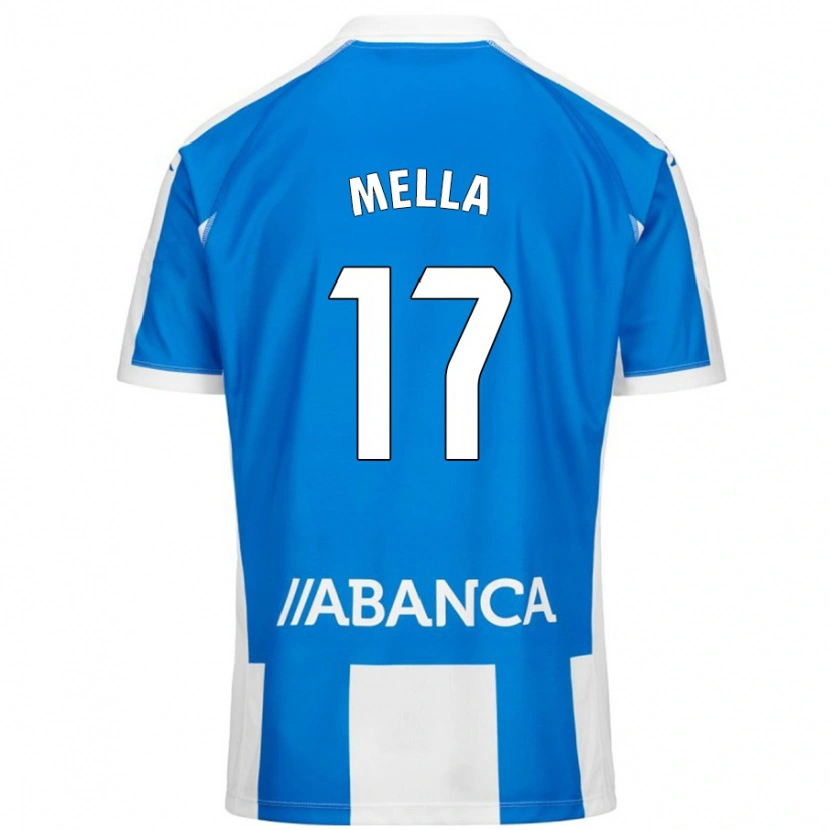 Danxen Damen David Mella #17 Blau Weiß Heimtrikot Trikot 2024/25 T-Shirt