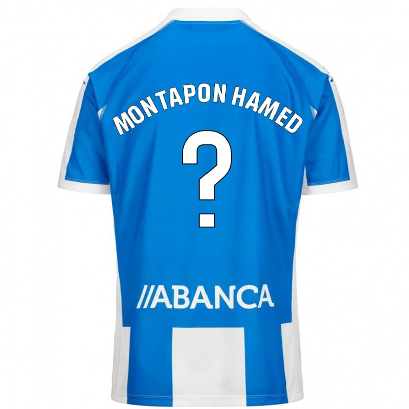 Danxen Damen Fadil Montapon Hamed #0 Blau Weiß Heimtrikot Trikot 2024/25 T-Shirt