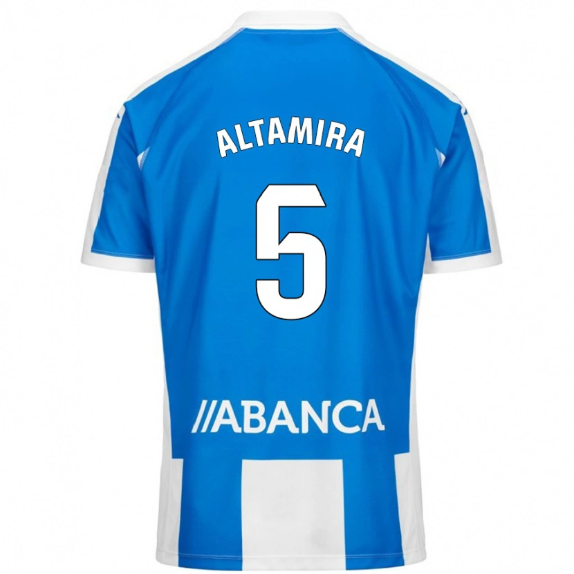 Danxen Damen Inés Altamira #5 Blau Weiß Heimtrikot Trikot 2024/25 T-Shirt