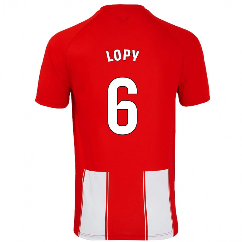 Danxen Damen Dion Lopy #6 Rot Weiß Heimtrikot Trikot 2024/25 T-Shirt