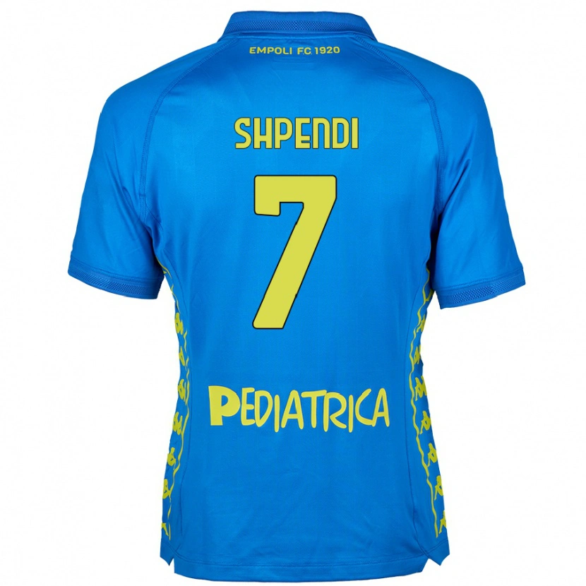 Danxen Damen Stiven Shpendi #7 Blau Heimtrikot Trikot 2024/25 T-Shirt