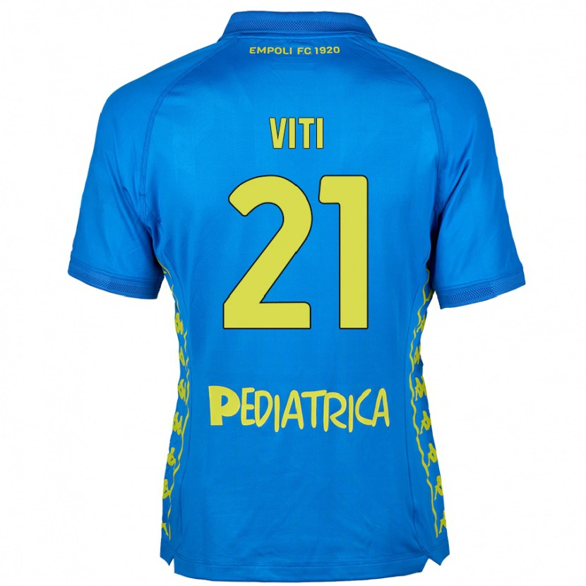 Danxen Damen Mattia Viti #21 Blau Heimtrikot Trikot 2024/25 T-Shirt