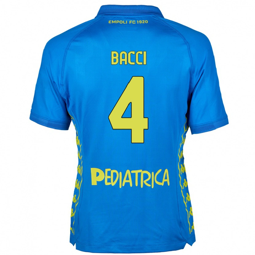 Danxen Damen Jacopo Bacci #4 Blau Heimtrikot Trikot 2024/25 T-Shirt