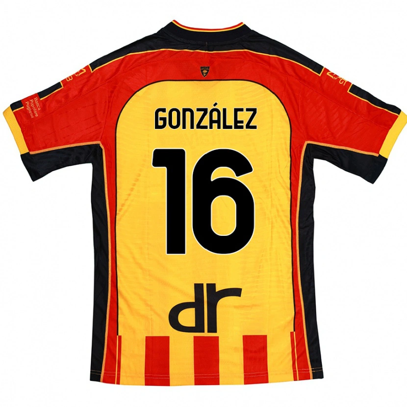 Danxen Damen Joan González #16 Gelb Rot Heimtrikot Trikot 2024/25 T-Shirt