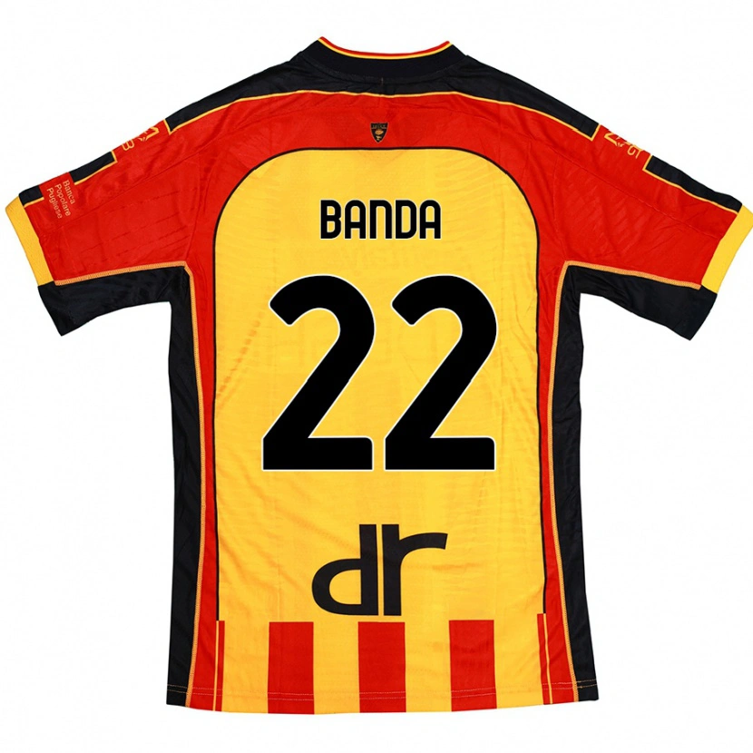 Danxen Damen Lameck Banda #22 Gelb Rot Heimtrikot Trikot 2024/25 T-Shirt