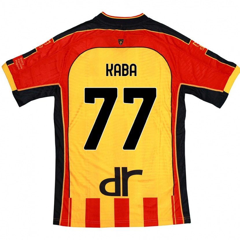 Danxen Damen Mohamed Kaba #77 Gelb Rot Heimtrikot Trikot 2024/25 T-Shirt