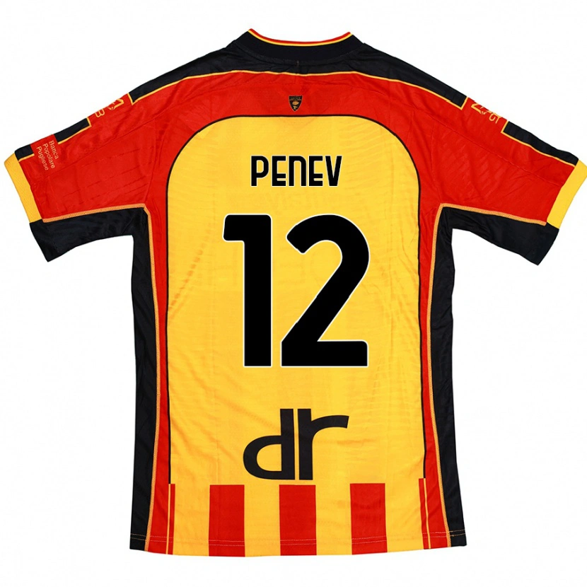 Danxen Damen Plamen Penev #12 Gelb Rot Heimtrikot Trikot 2024/25 T-Shirt