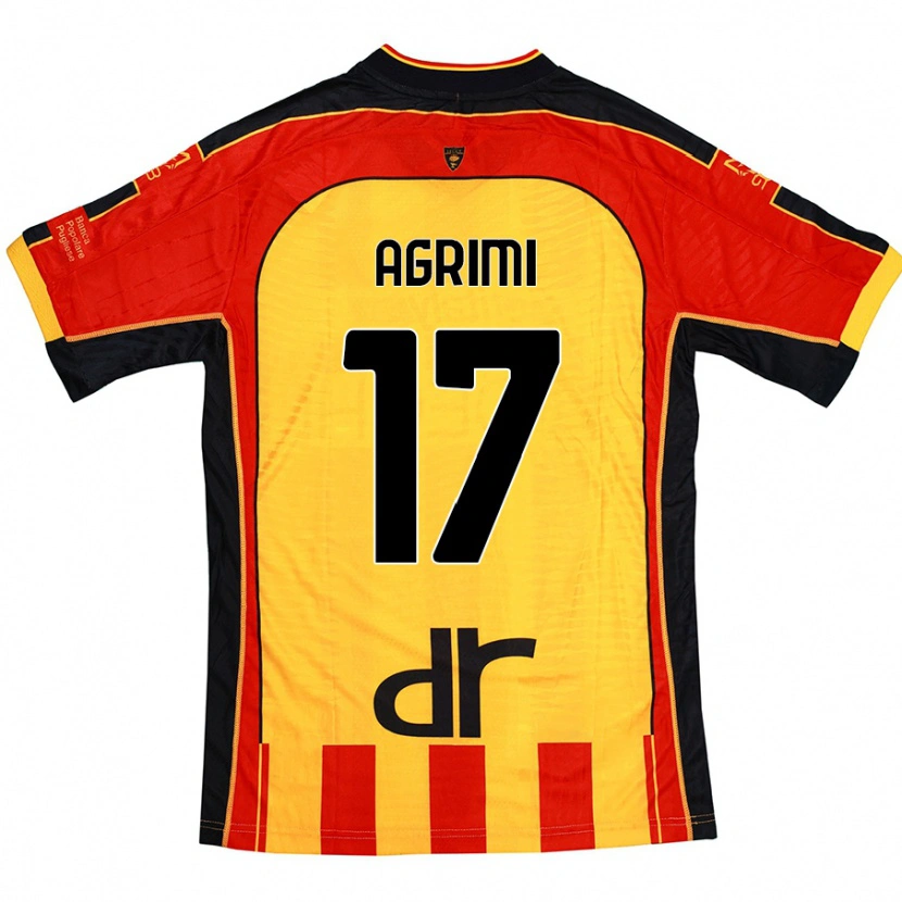 Danxen Damen Matteo Agrimi #17 Gelb Rot Heimtrikot Trikot 2024/25 T-Shirt