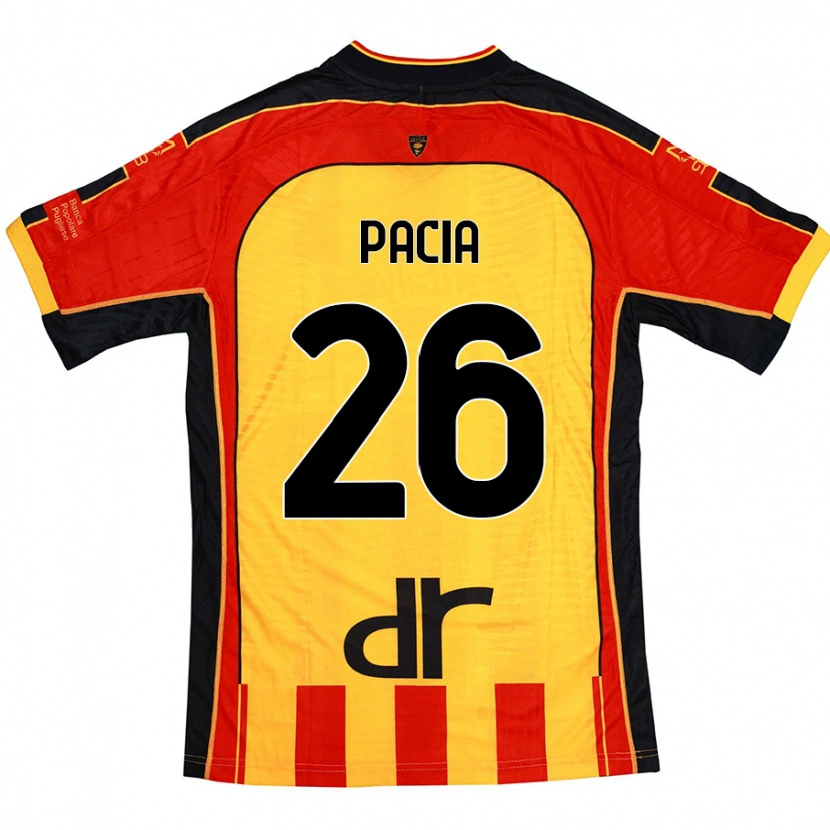 Danxen Damen Fabiano Pacia #26 Gelb Rot Heimtrikot Trikot 2024/25 T-Shirt