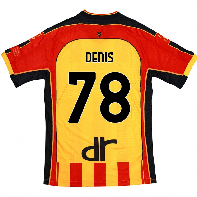 Danxen Damen Max Denis #78 Gelb Rot Heimtrikot Trikot 2024/25 T-Shirt