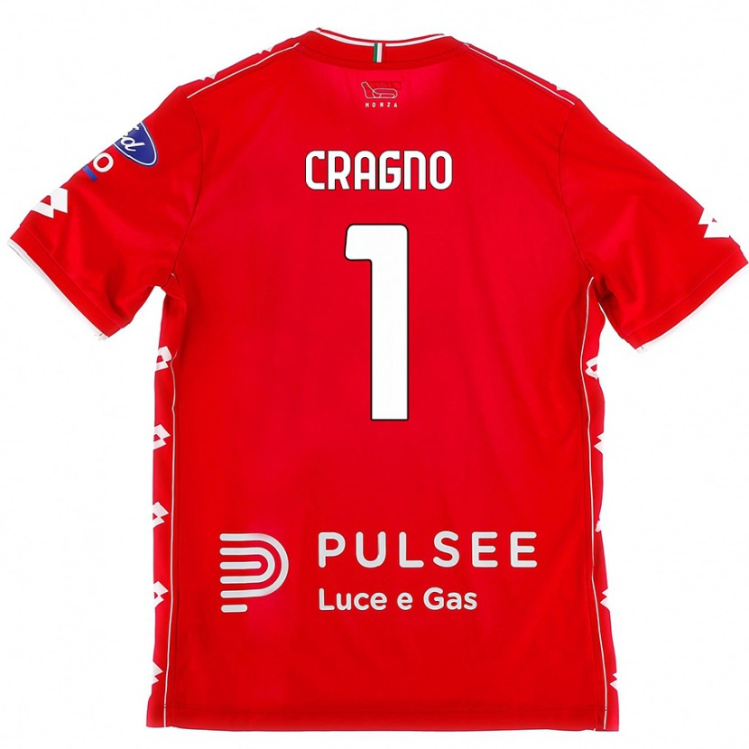 Danxen Damen Alessio Cragno #1 Rot Weiß Heimtrikot Trikot 2024/25 T-Shirt