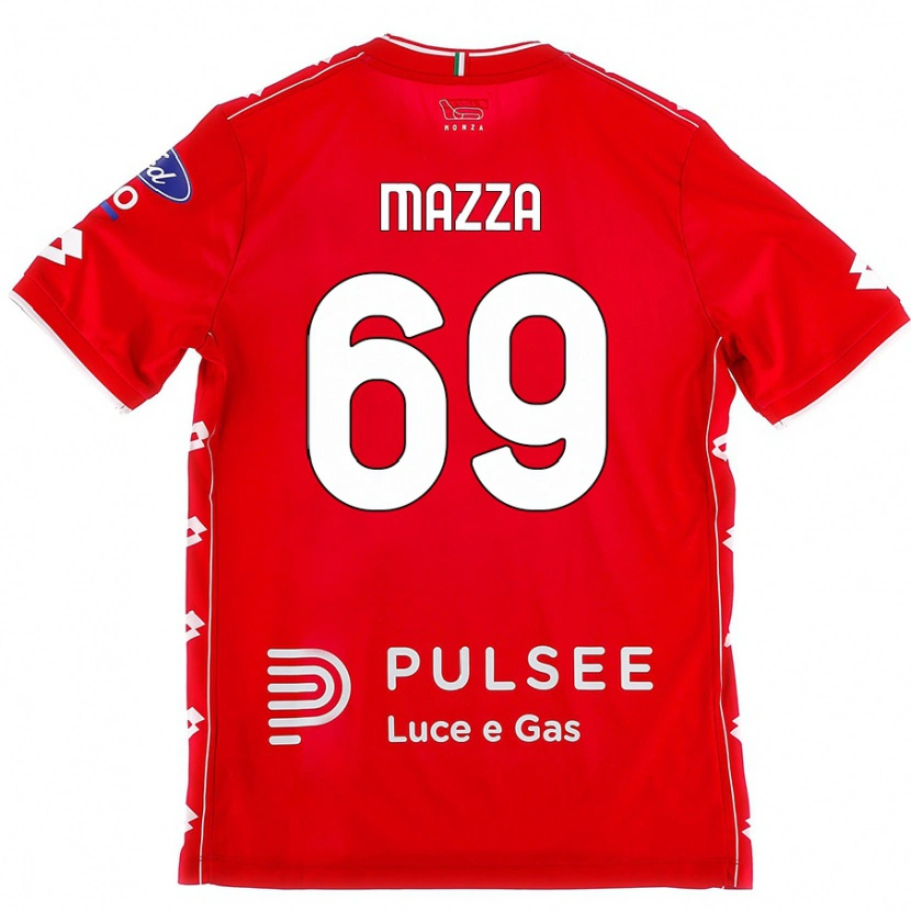 Danxen Damen Andrea Mazza #69 Rot Weiß Heimtrikot Trikot 2024/25 T-Shirt