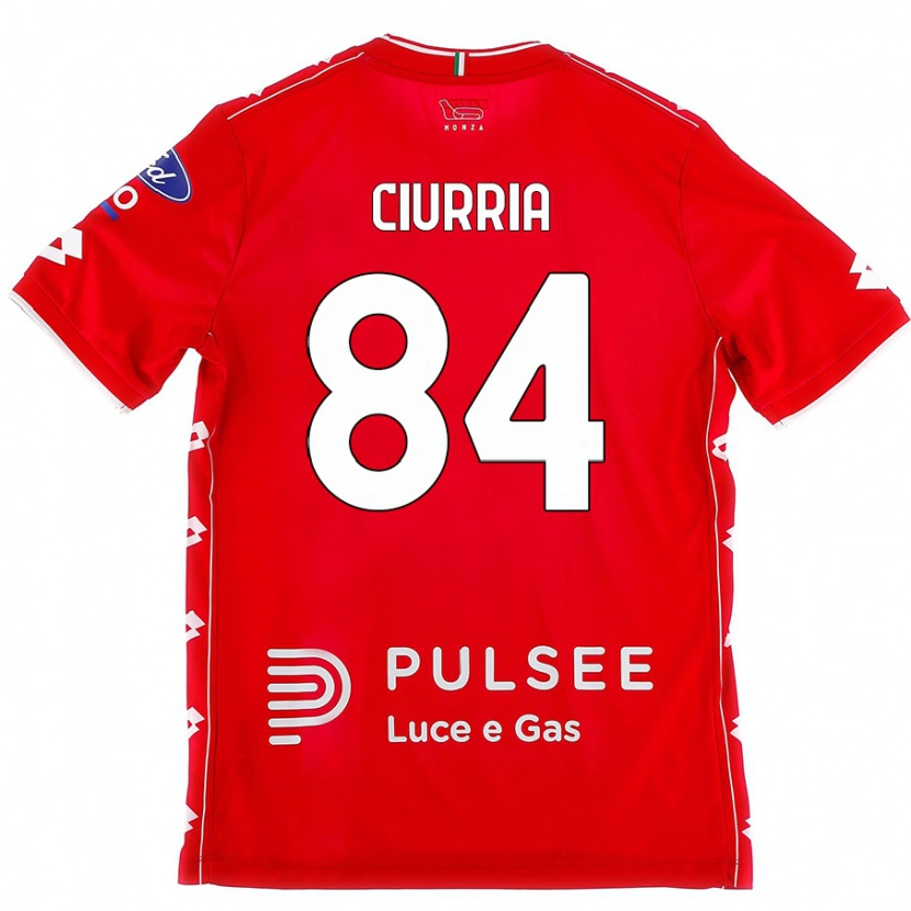 Danxen Damen Patrick Ciurria #84 Rot Weiß Heimtrikot Trikot 2024/25 T-Shirt