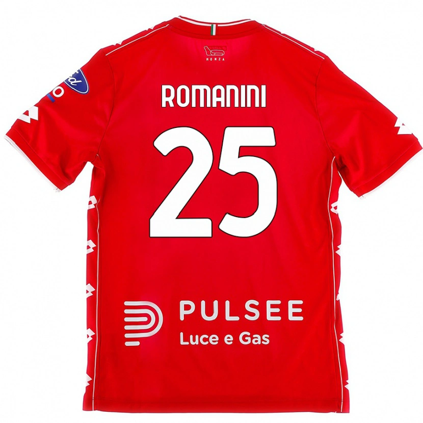 Danxen Damen Andrea Romanini #25 Rot Weiß Heimtrikot Trikot 2024/25 T-Shirt