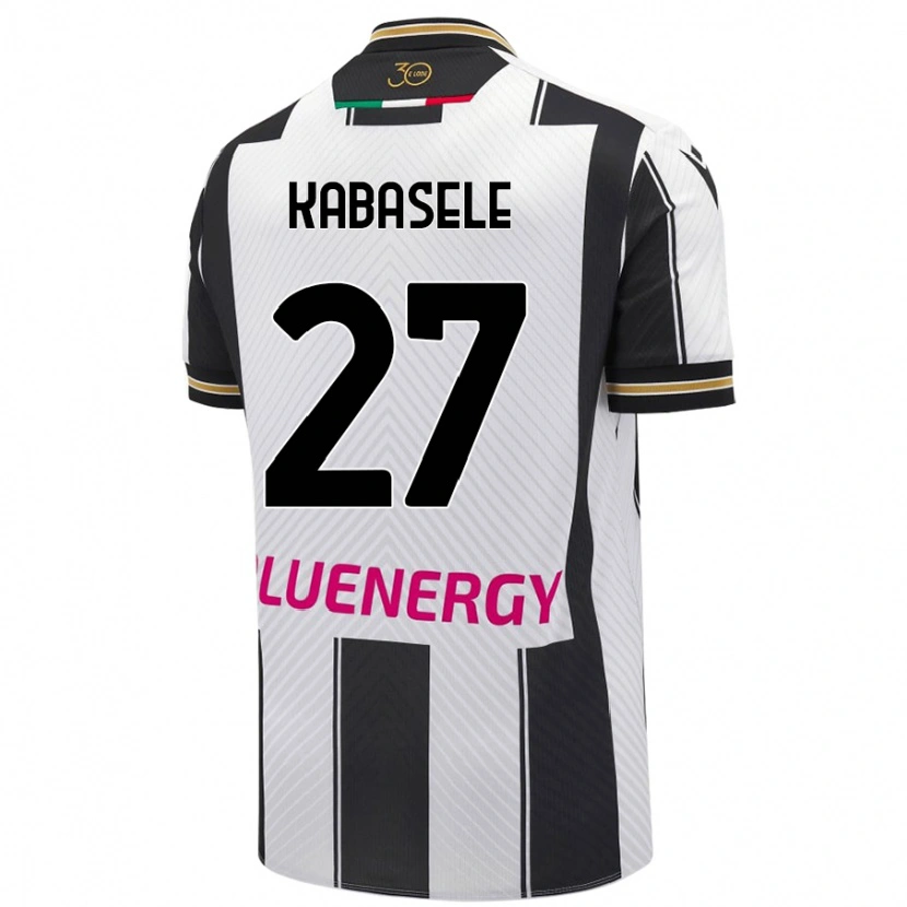 Danxen Damen Christian Kabasele #27 Weiß Schwarz Heimtrikot Trikot 2024/25 T-Shirt
