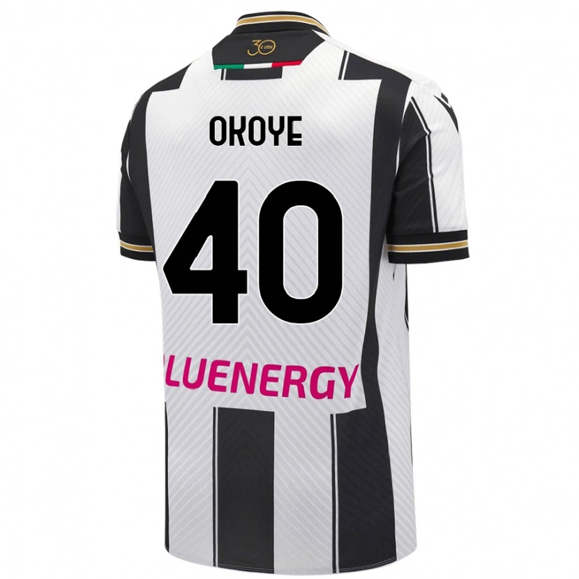 Danxen Damen Maduka Okoye #40 Weiß Schwarz Heimtrikot Trikot 2024/25 T-Shirt