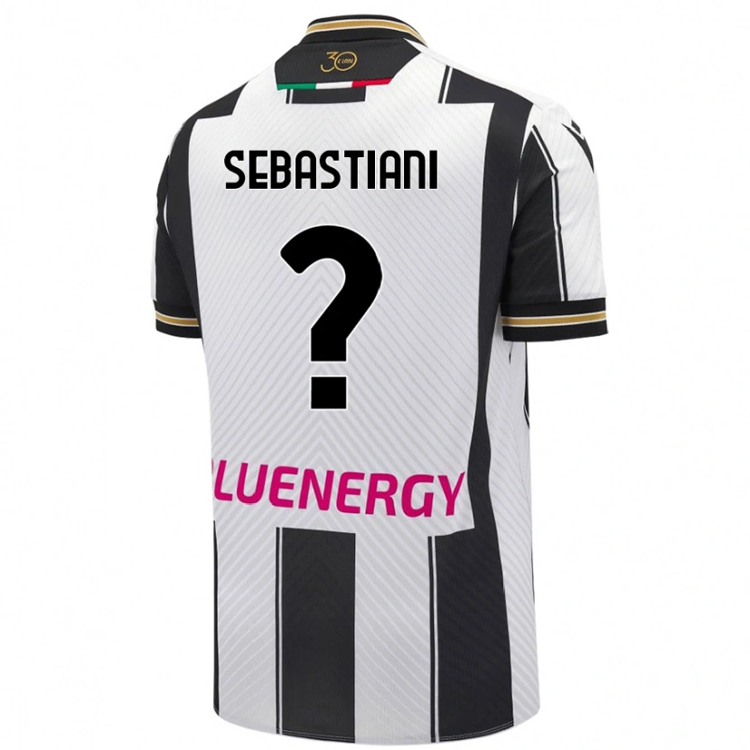 Danxen Damen Josè Alberto Sebastiani #0 Weiß Schwarz Heimtrikot Trikot 2024/25 T-Shirt