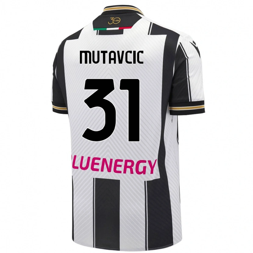 Danxen Damen Jan Mutavcic #31 Weiß Schwarz Heimtrikot Trikot 2024/25 T-Shirt