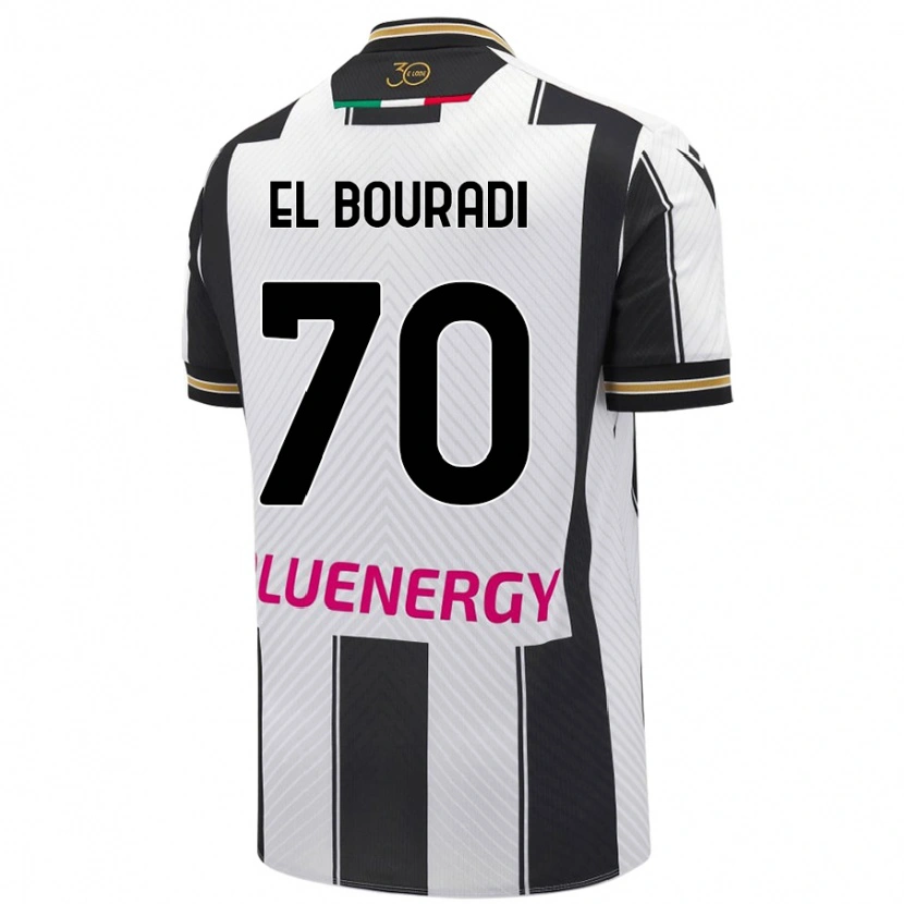 Danxen Damen Walid El Bouradi #70 Weiß Schwarz Heimtrikot Trikot 2024/25 T-Shirt
