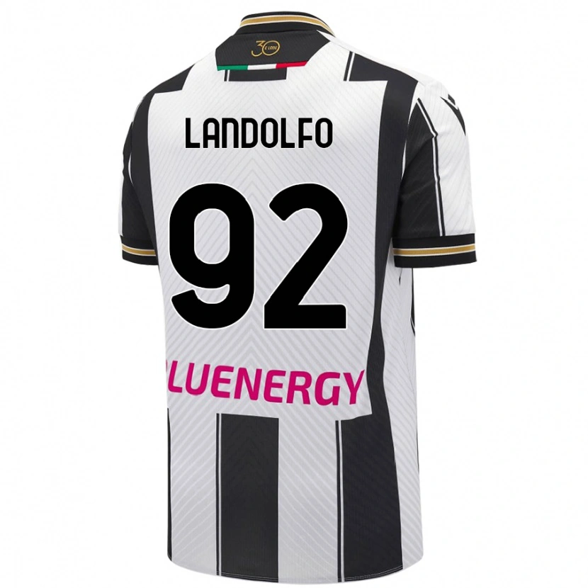 Danxen Damen Tommaso Landolfo #92 Weiß Schwarz Heimtrikot Trikot 2024/25 T-Shirt