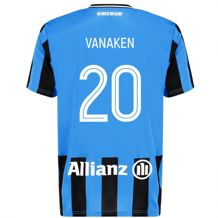 Danxen Damen Hans Vanaken #20 Himmelblau Schwarz Heimtrikot Trikot 2024/25 T-Shirt