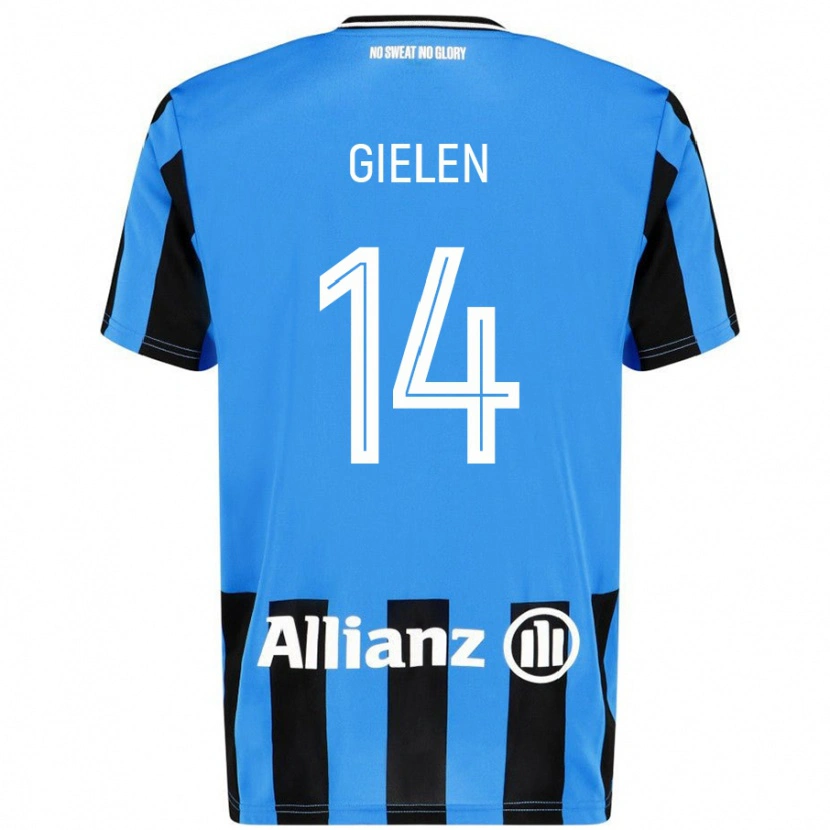 Danxen Damen Sterre Gielen #14 Himmelblau Schwarz Heimtrikot Trikot 2024/25 T-Shirt