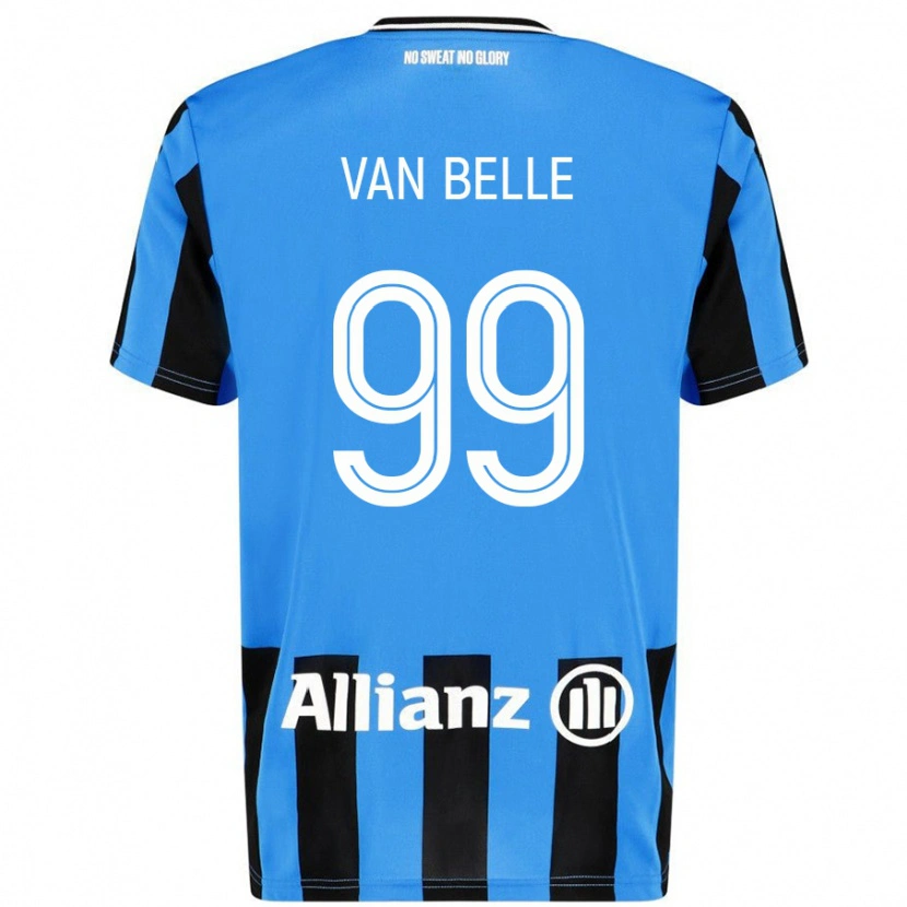 Danxen Damen Lyndsey Van Belle #99 Himmelblau Schwarz Heimtrikot Trikot 2024/25 T-Shirt