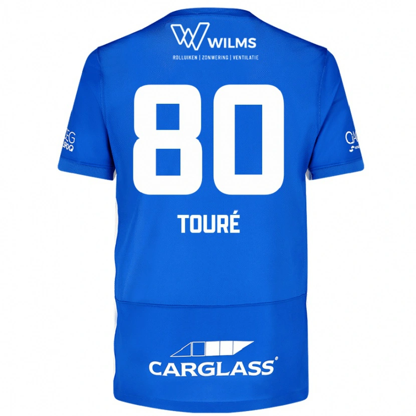 Danxen Damen Saïdou Touré #80 Blau Heimtrikot Trikot 2024/25 T-Shirt