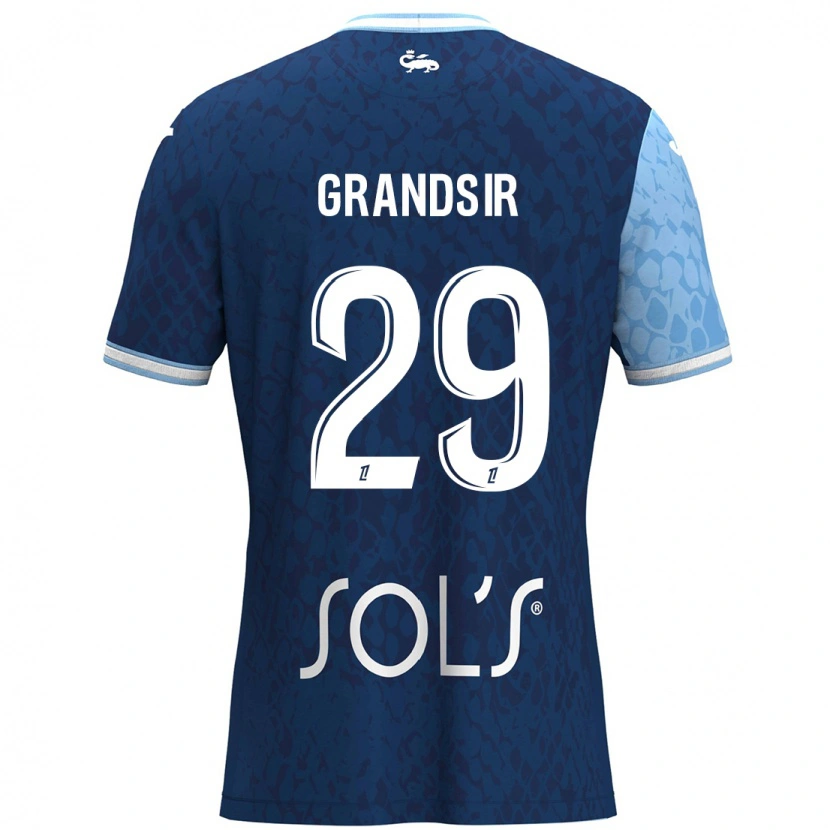 Danxen Damen Samuel Grandsir #29 Himmelblau Dunkelblau Heimtrikot Trikot 2024/25 T-Shirt
