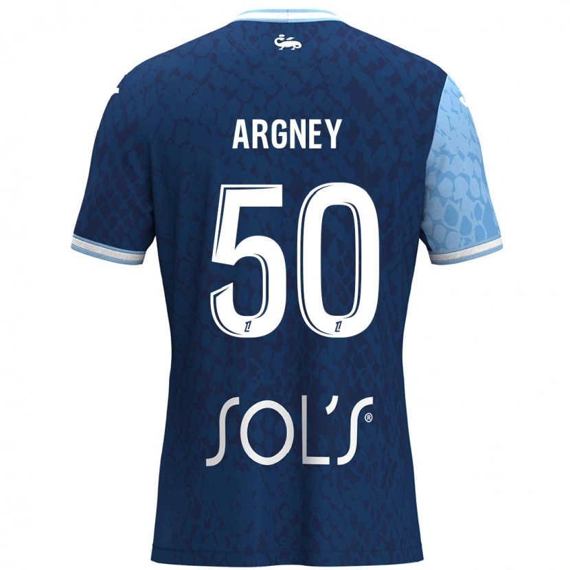 Danxen Damen Paul Argney #50 Himmelblau Dunkelblau Heimtrikot Trikot 2024/25 T-Shirt
