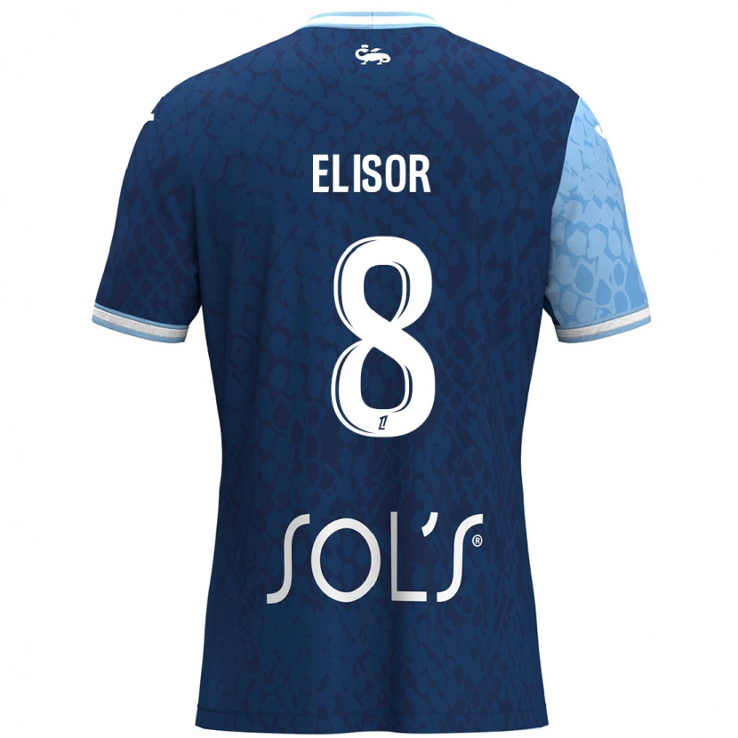Danxen Damen Salomé Elisor #8 Himmelblau Dunkelblau Heimtrikot Trikot 2024/25 T-Shirt