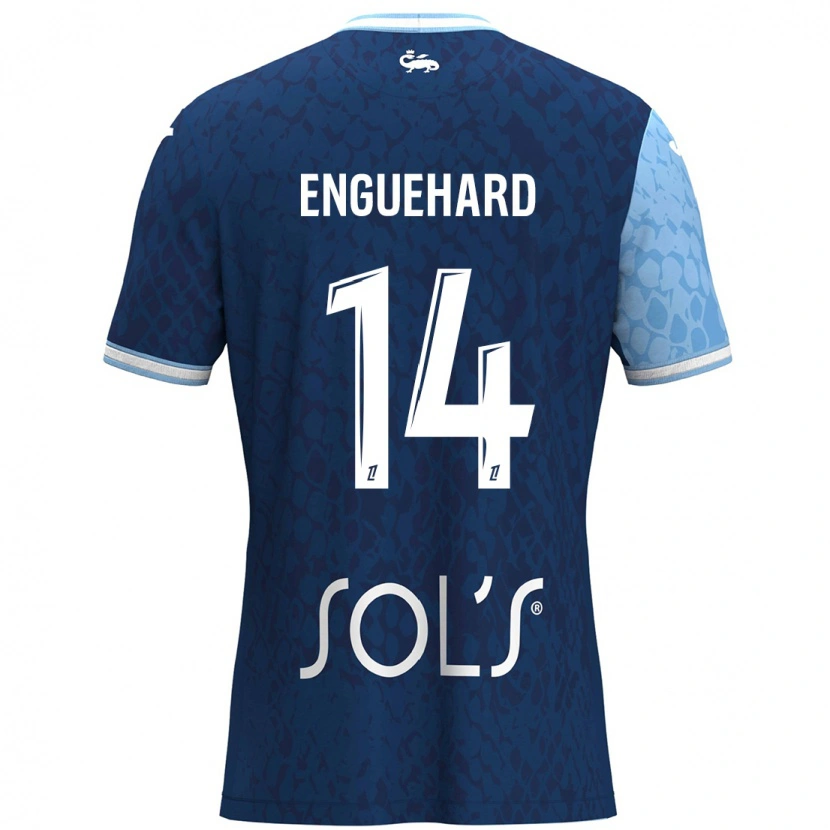 Danxen Damen Romane Enguehard #14 Himmelblau Dunkelblau Heimtrikot Trikot 2024/25 T-Shirt