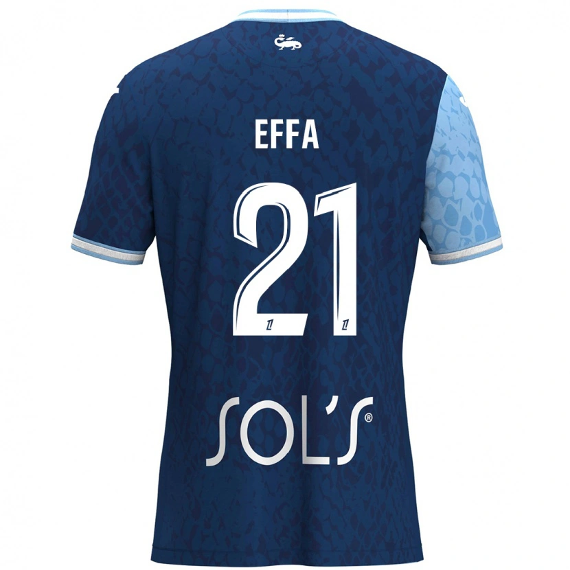 Danxen Damen Chancelle Effa Effa #21 Himmelblau Dunkelblau Heimtrikot Trikot 2024/25 T-Shirt