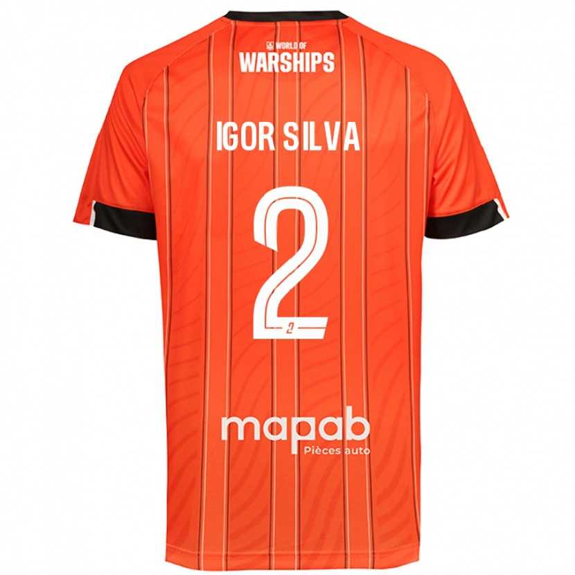 Danxen Damen Igor Silva #2 Orange Heimtrikot Trikot 2024/25 T-Shirt