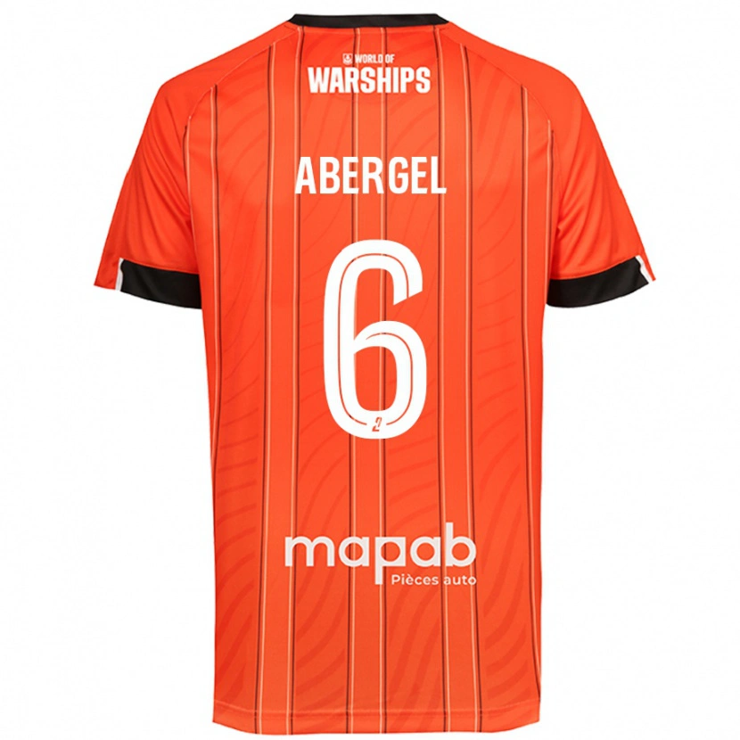 Danxen Damen Laurent Abergel #6 Orange Heimtrikot Trikot 2024/25 T-Shirt