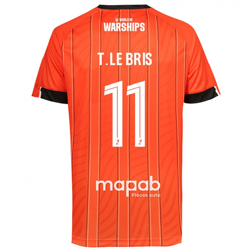 Danxen Damen Théo Le Bris #11 Orange Heimtrikot Trikot 2024/25 T-Shirt