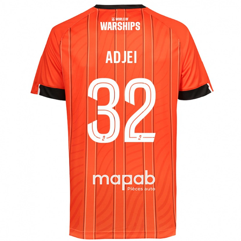 Danxen Damen Nathaniel Adjei #32 Orange Heimtrikot Trikot 2024/25 T-Shirt