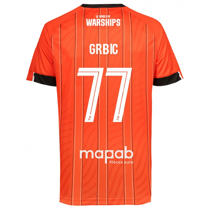 Danxen Damen Adrian Grbic #77 Orange Heimtrikot Trikot 2024/25 T-Shirt